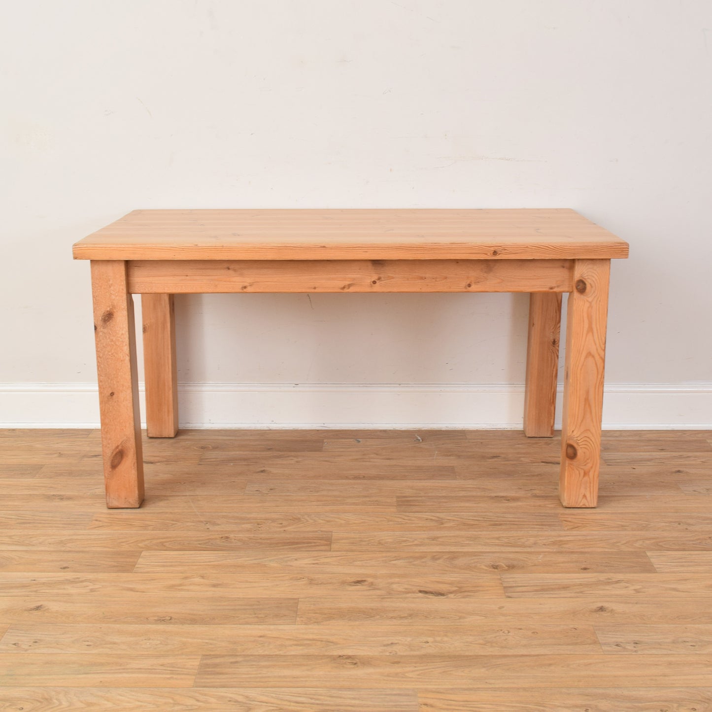 Pine Table And Four Chairs