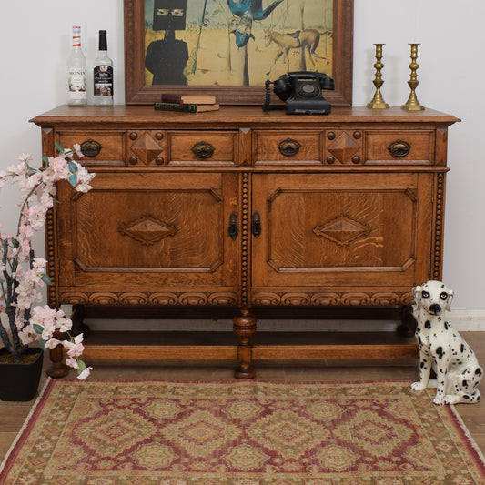 Vintage Oak Sideboard