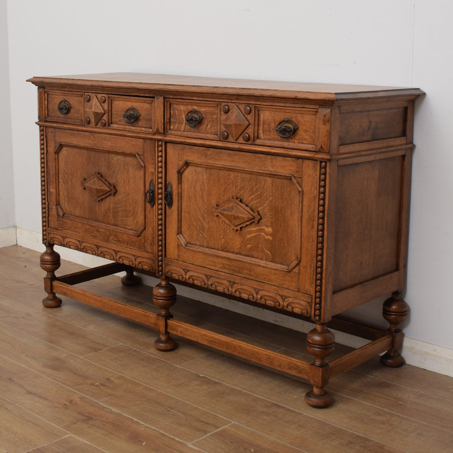 Vintage Oak Sideboard