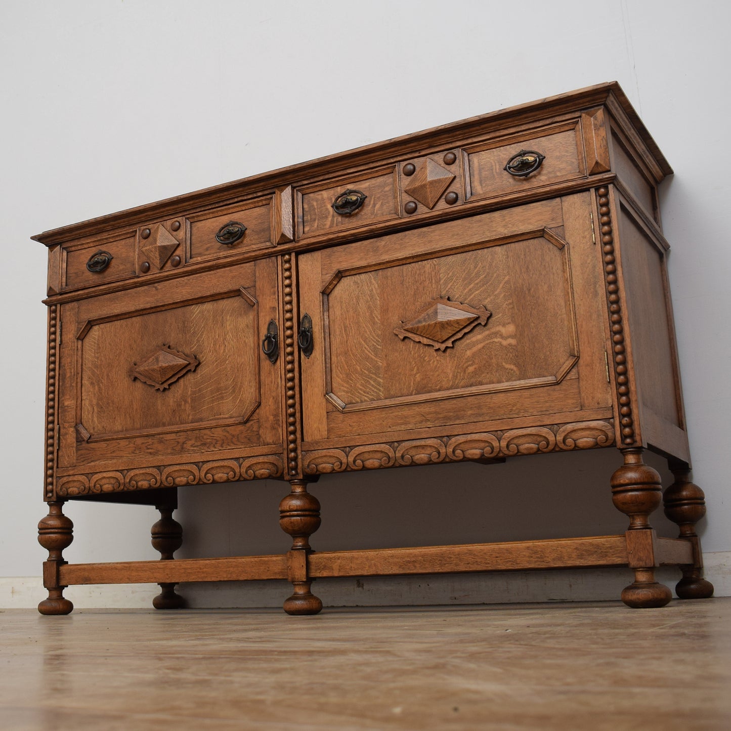 Vintage Oak Sideboard