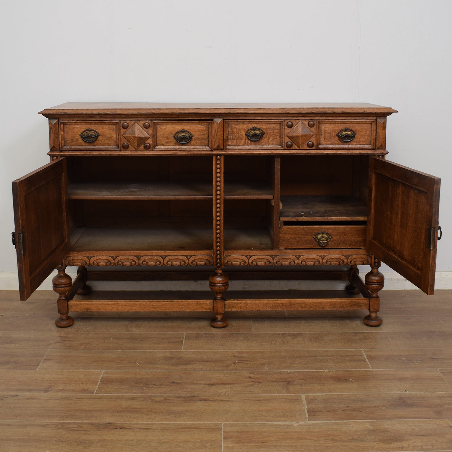 Vintage Oak Sideboard