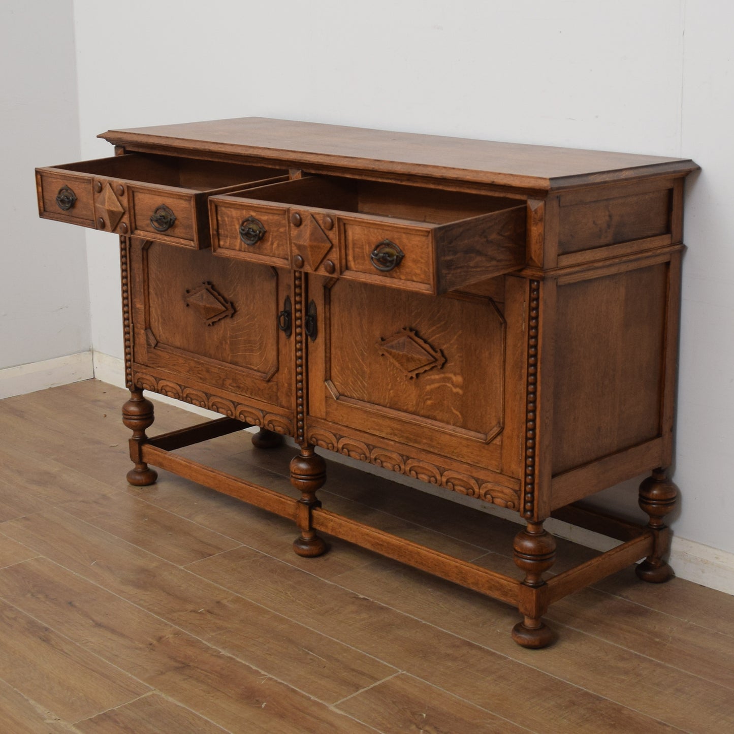 Vintage Oak Sideboard