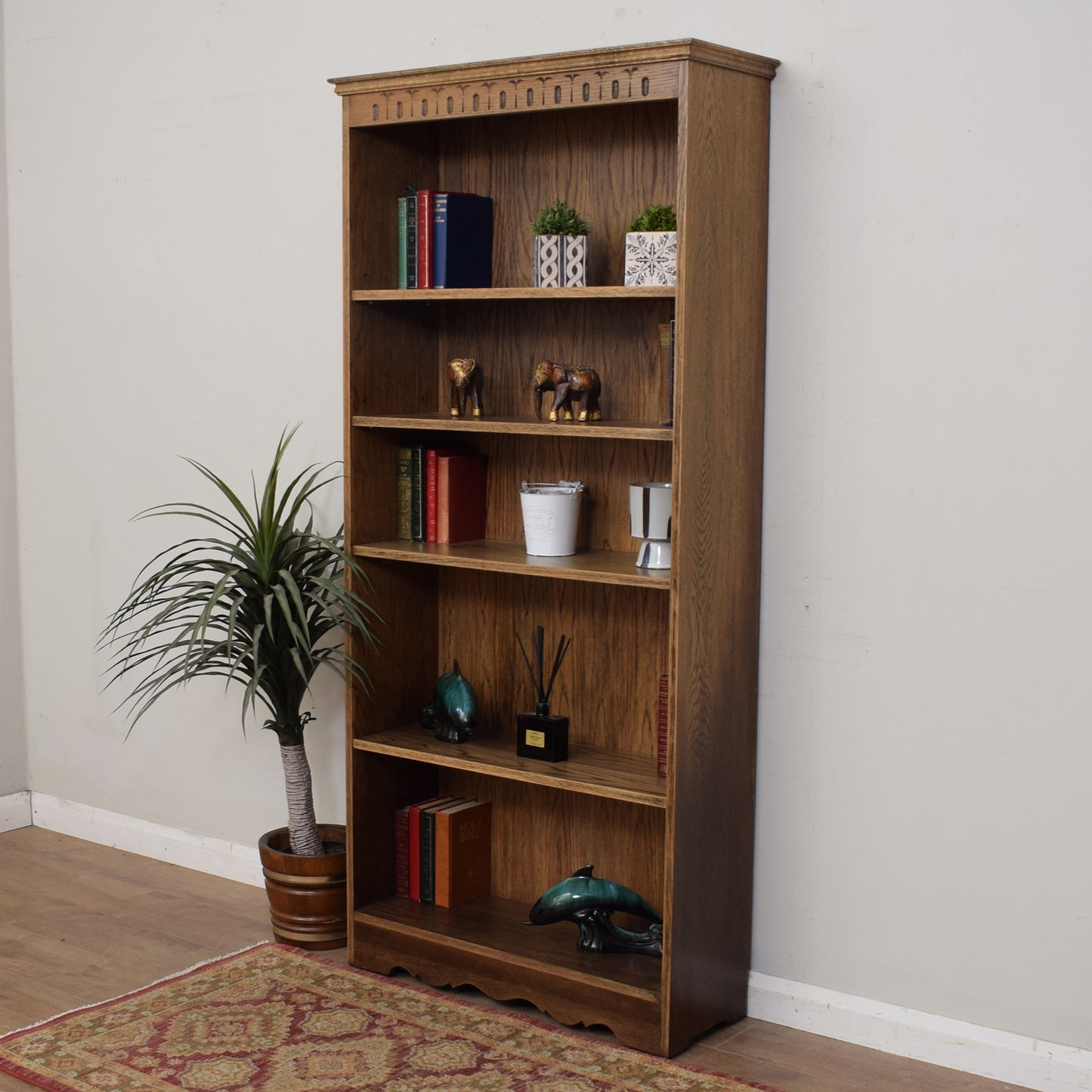 Restored Oak Bookcase