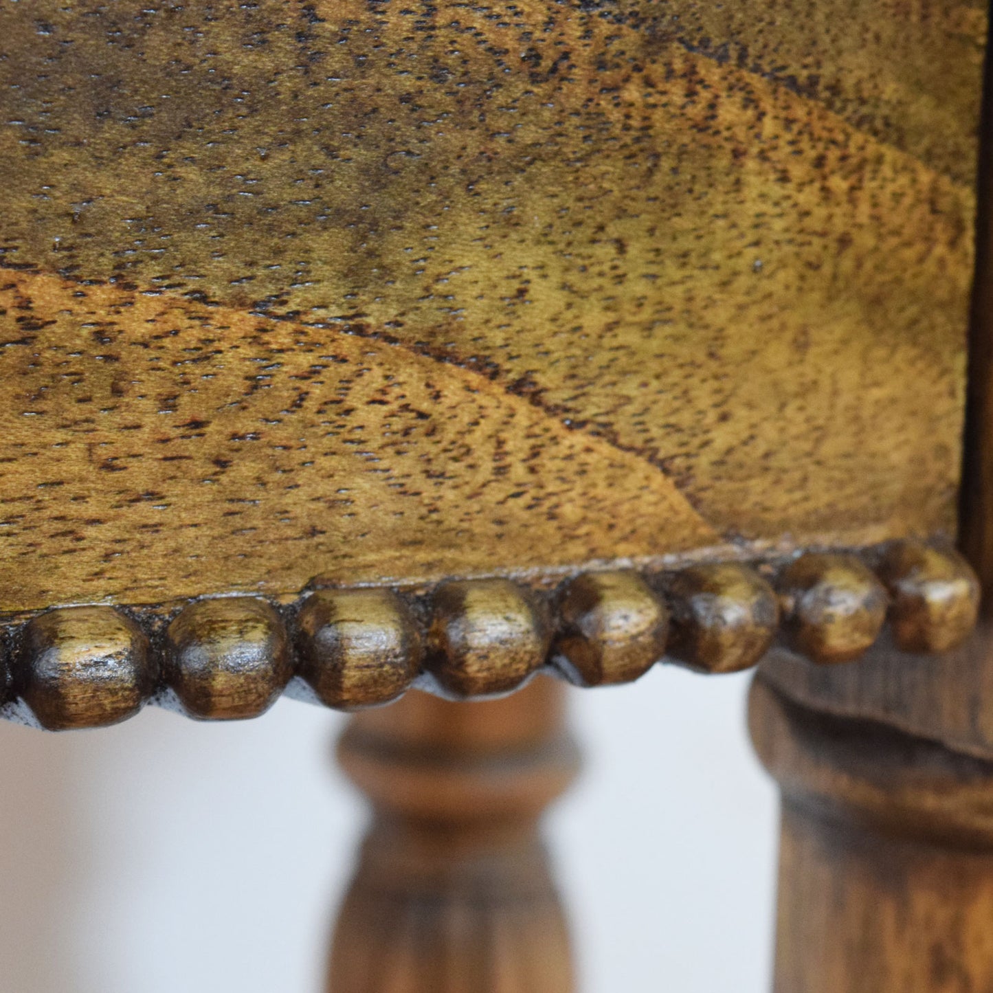 Carved Oak Side Table