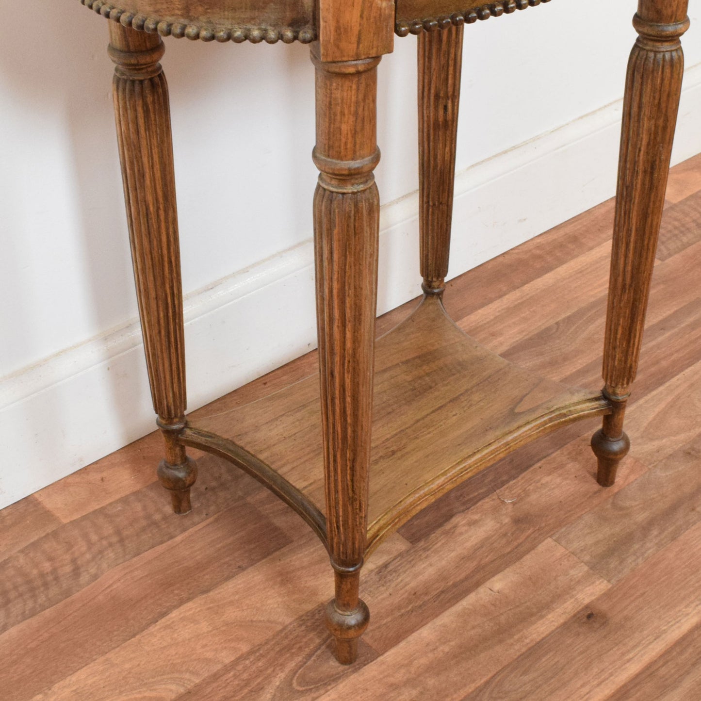 Carved Oak Side Table