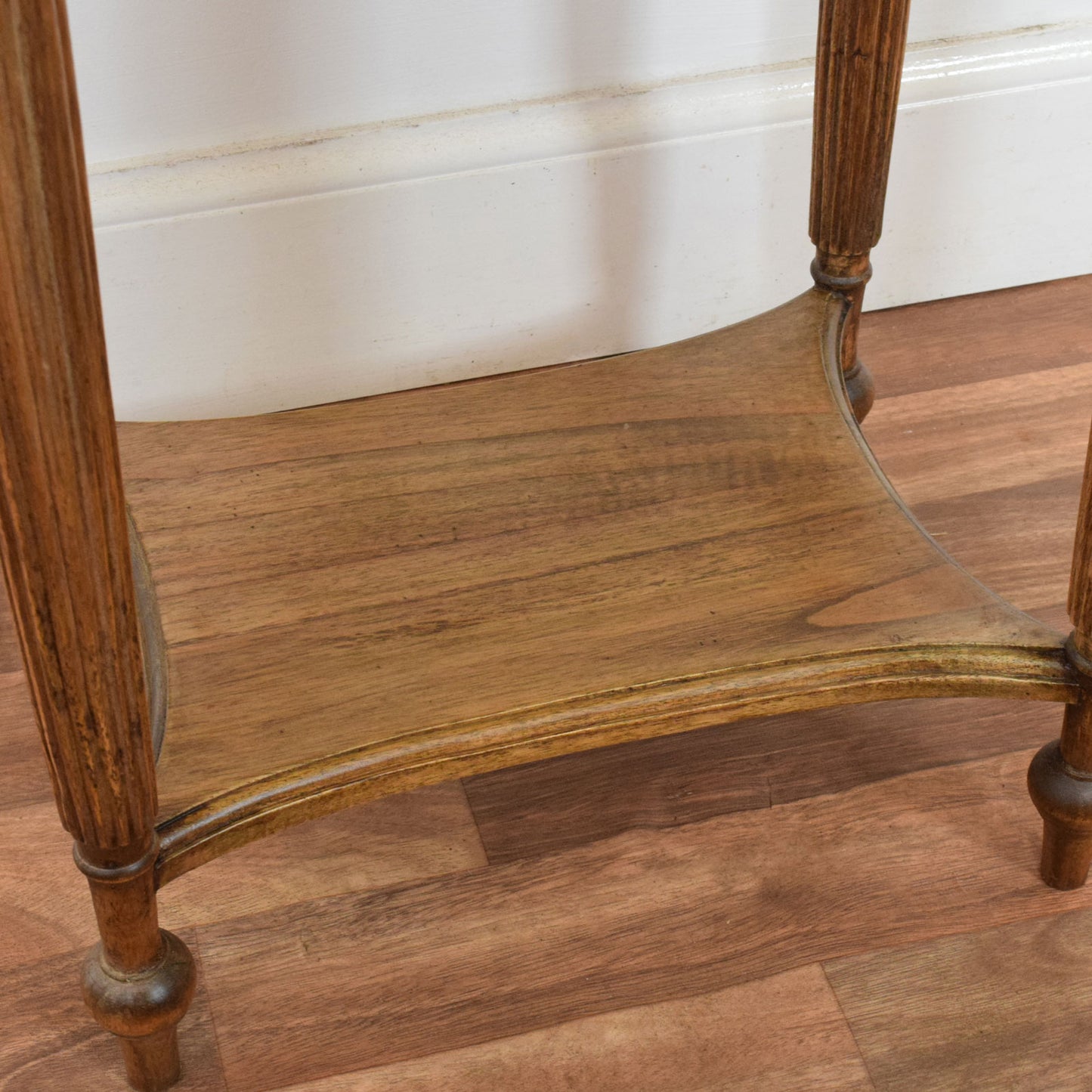 Carved Oak Side Table