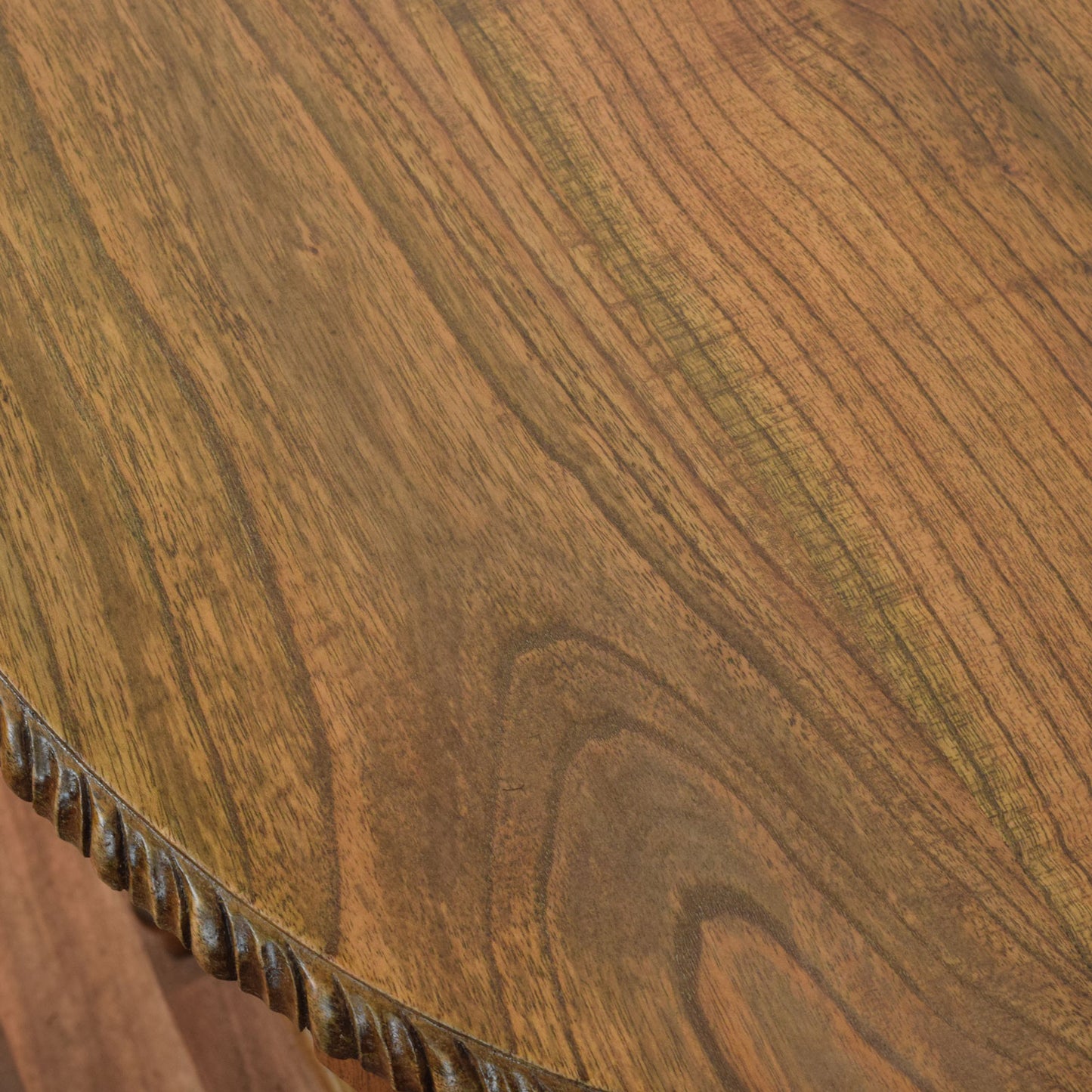 Carved Oak Side Table