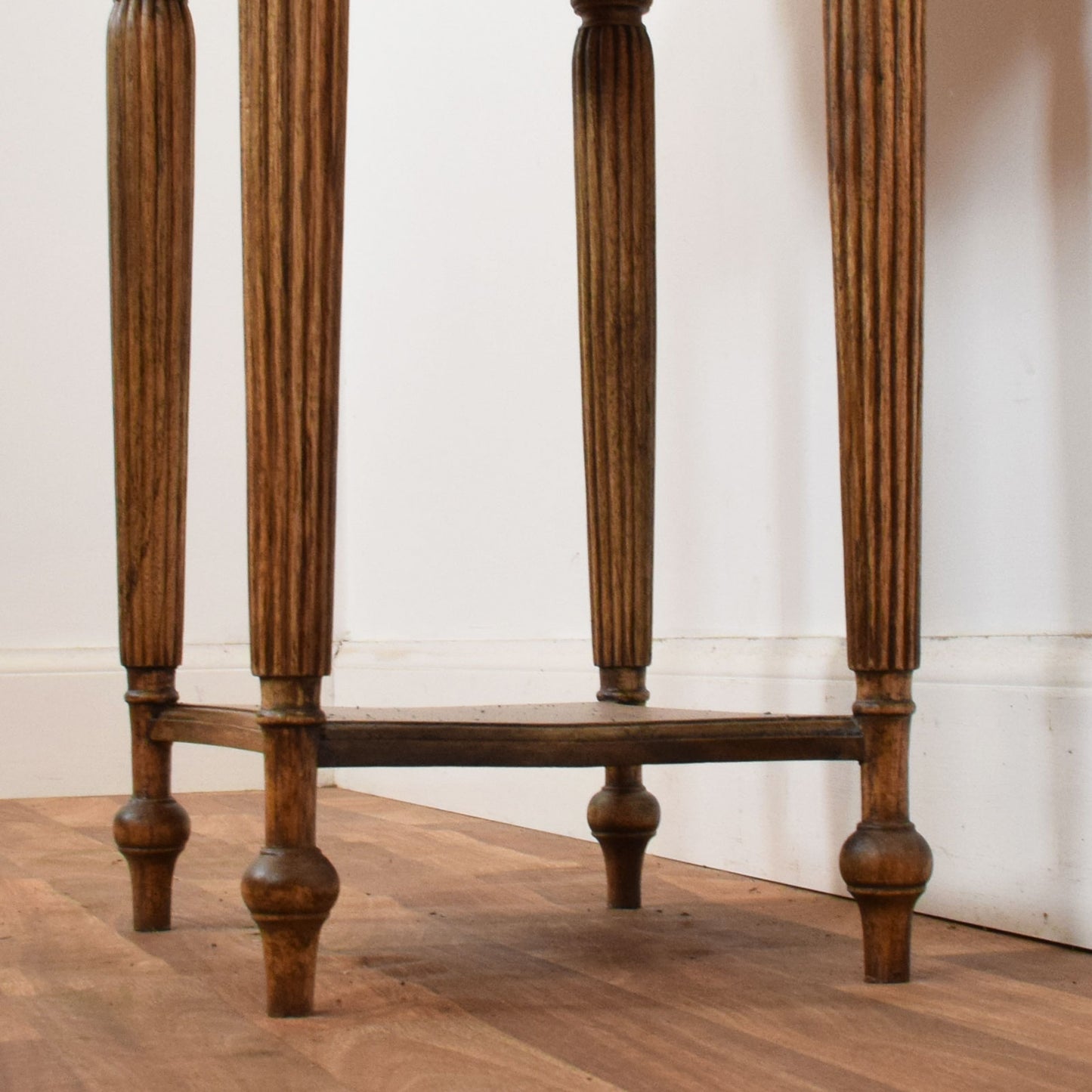 Carved Oak Side Table