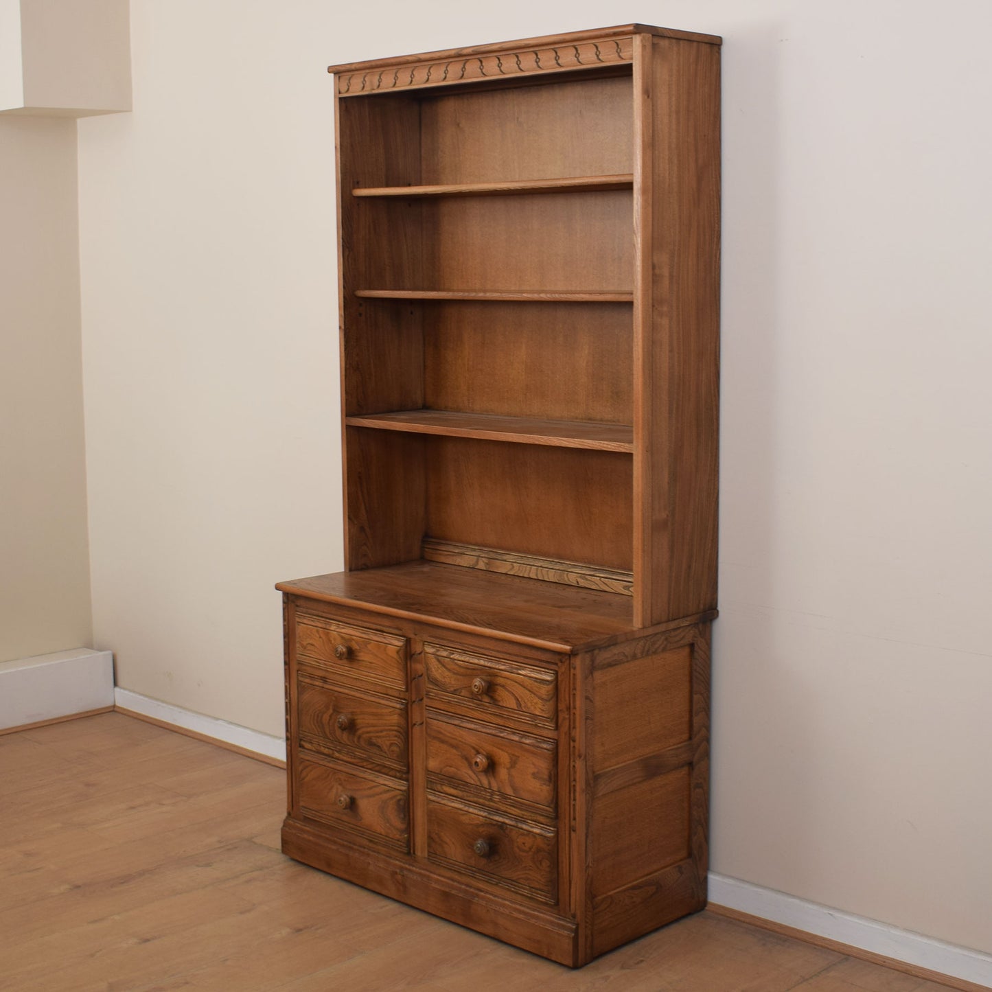 Ercol Bookcase Unit with Drawers