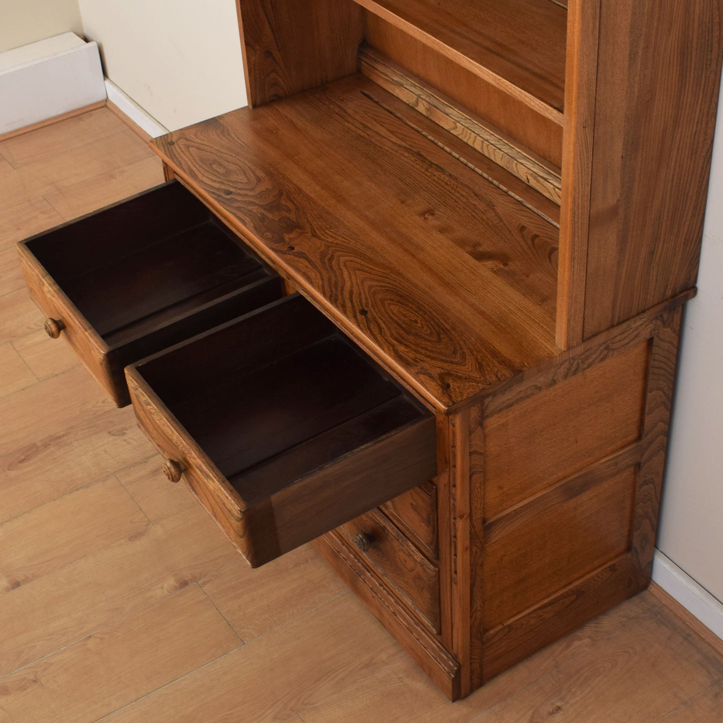 Ercol Bookcase Unit with Drawers