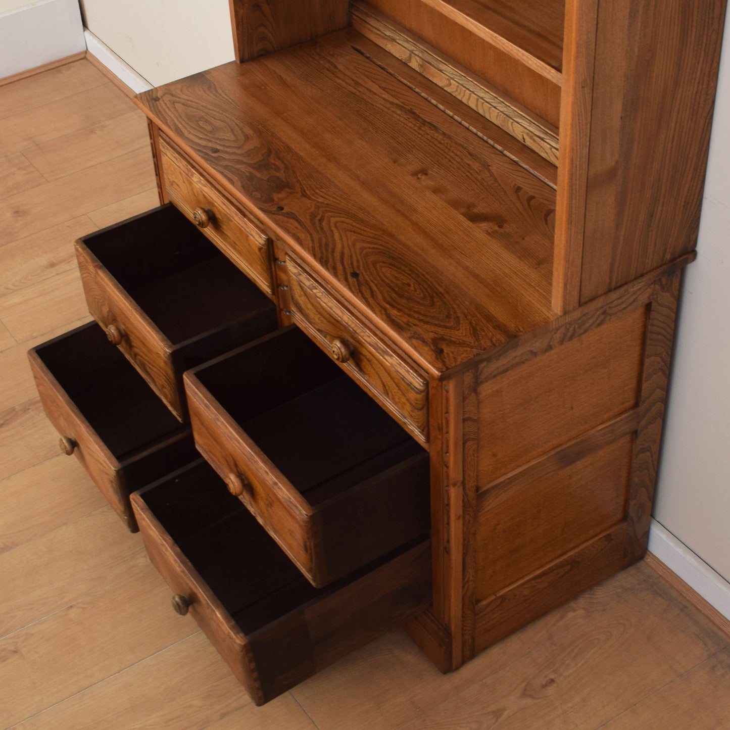 Ercol Bookcase Unit with Drawers