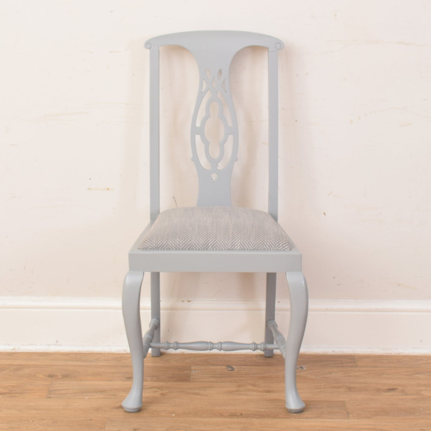 Painted Pine Table And Two Chairs
