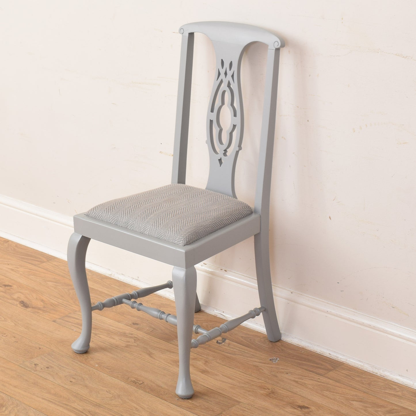 Painted Pine Table And Two Chairs
