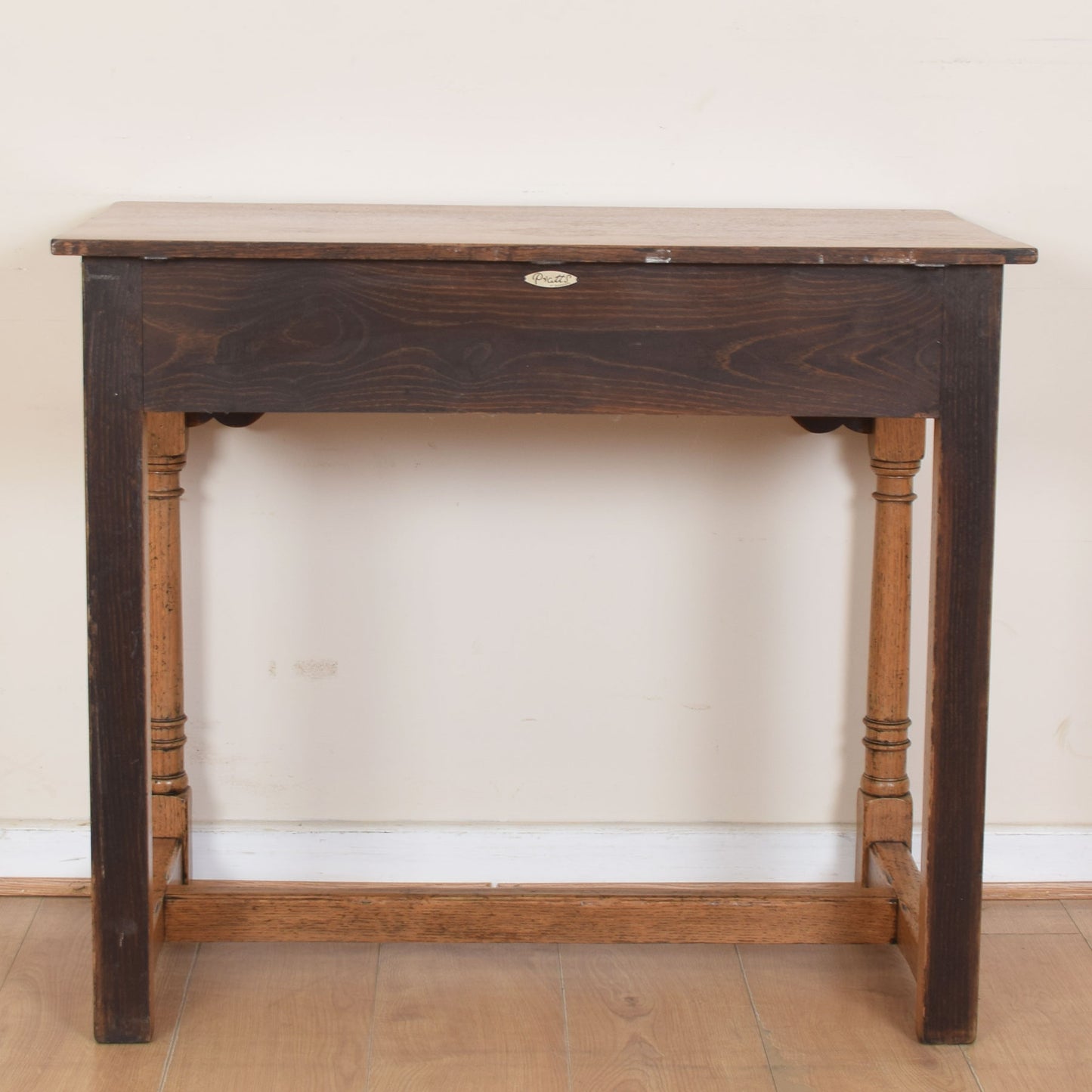 Vintage Oak Console Table