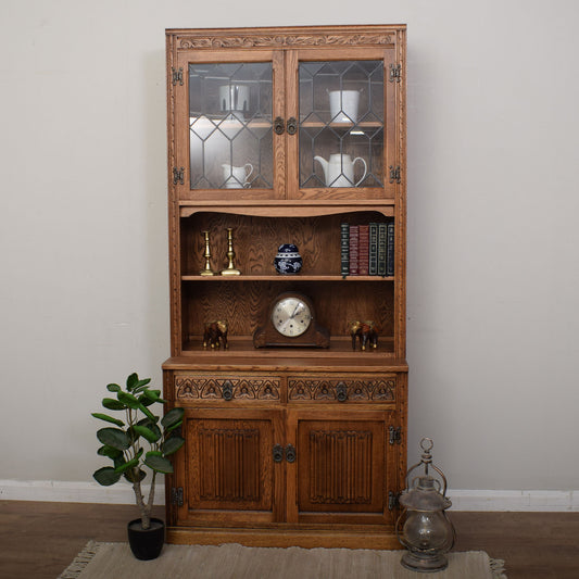 Old Charm Oak Glazed Dresser