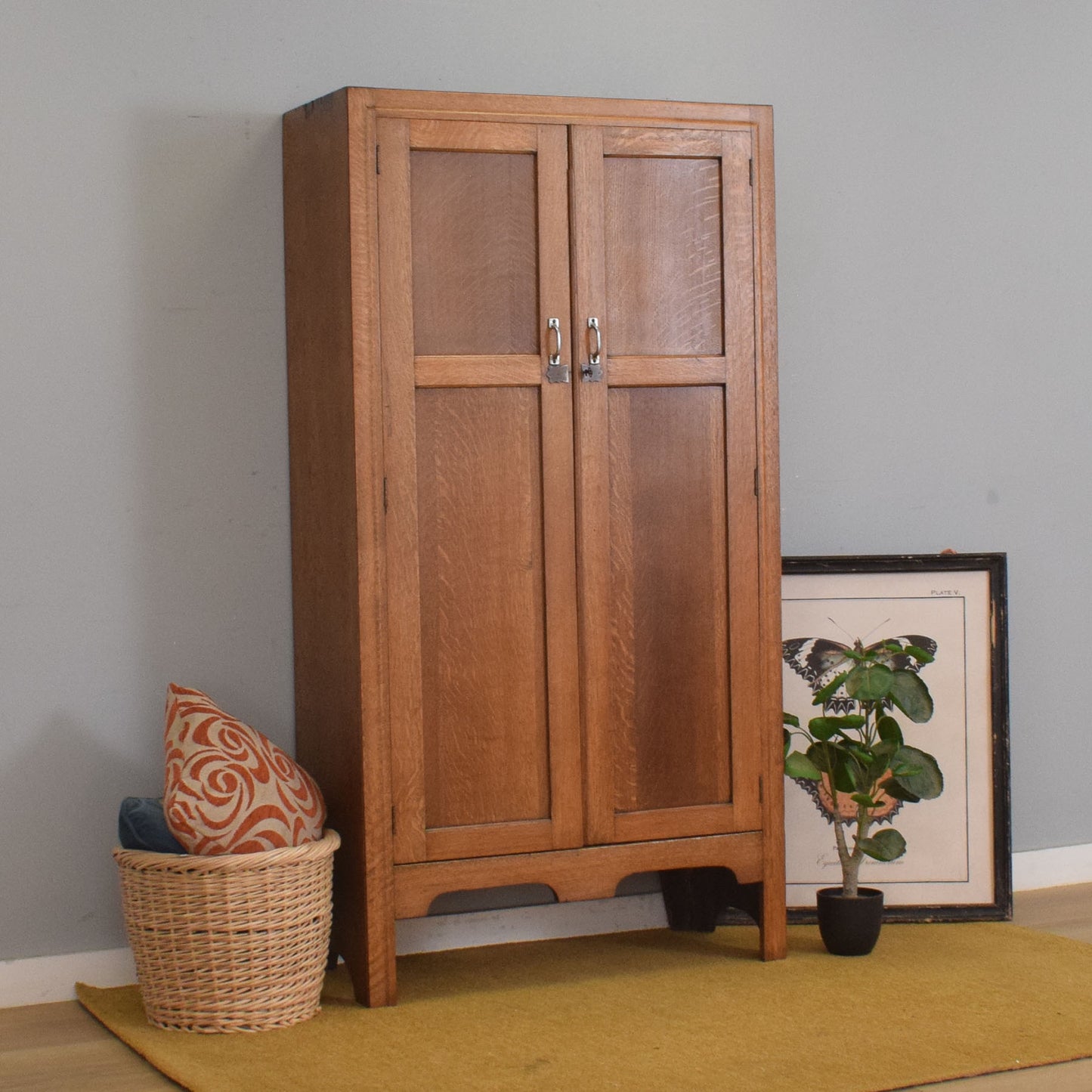 Restored Oak Wardrobe