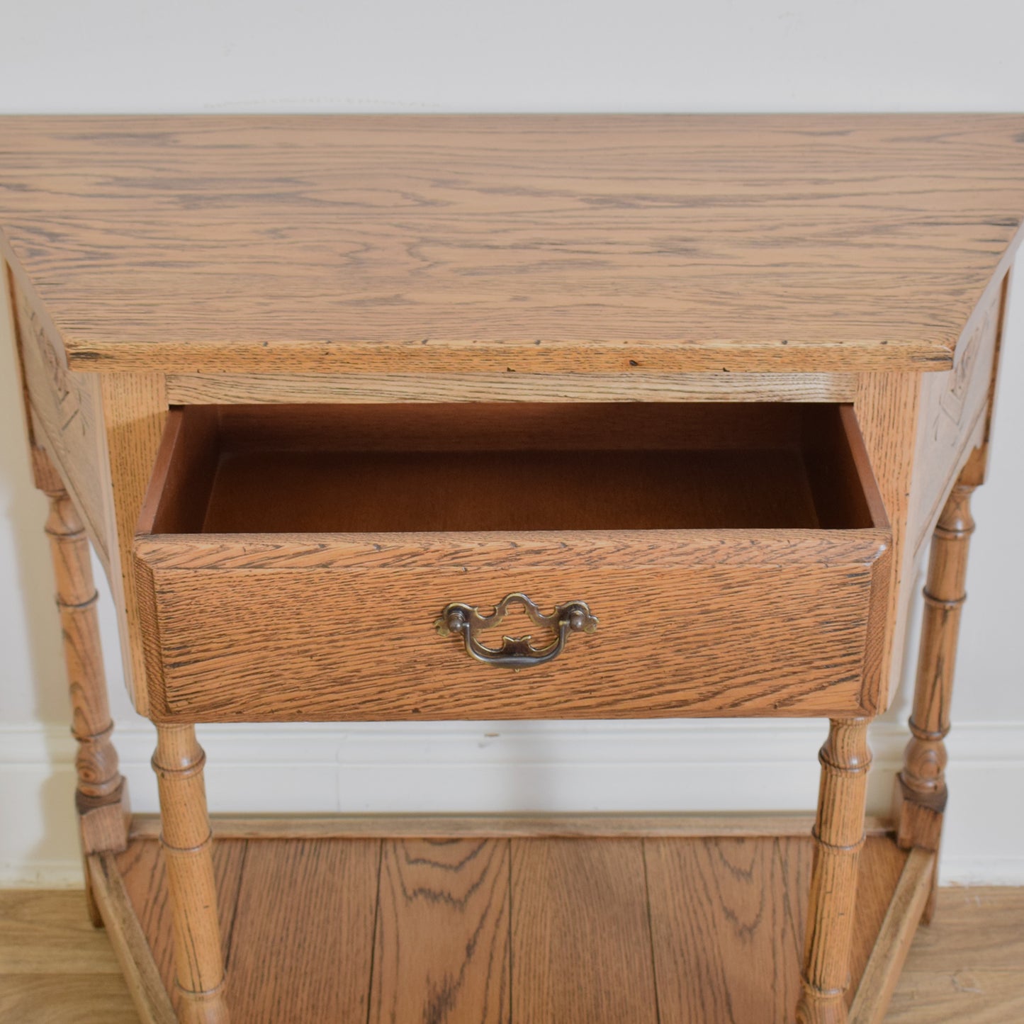 Oak Console Table