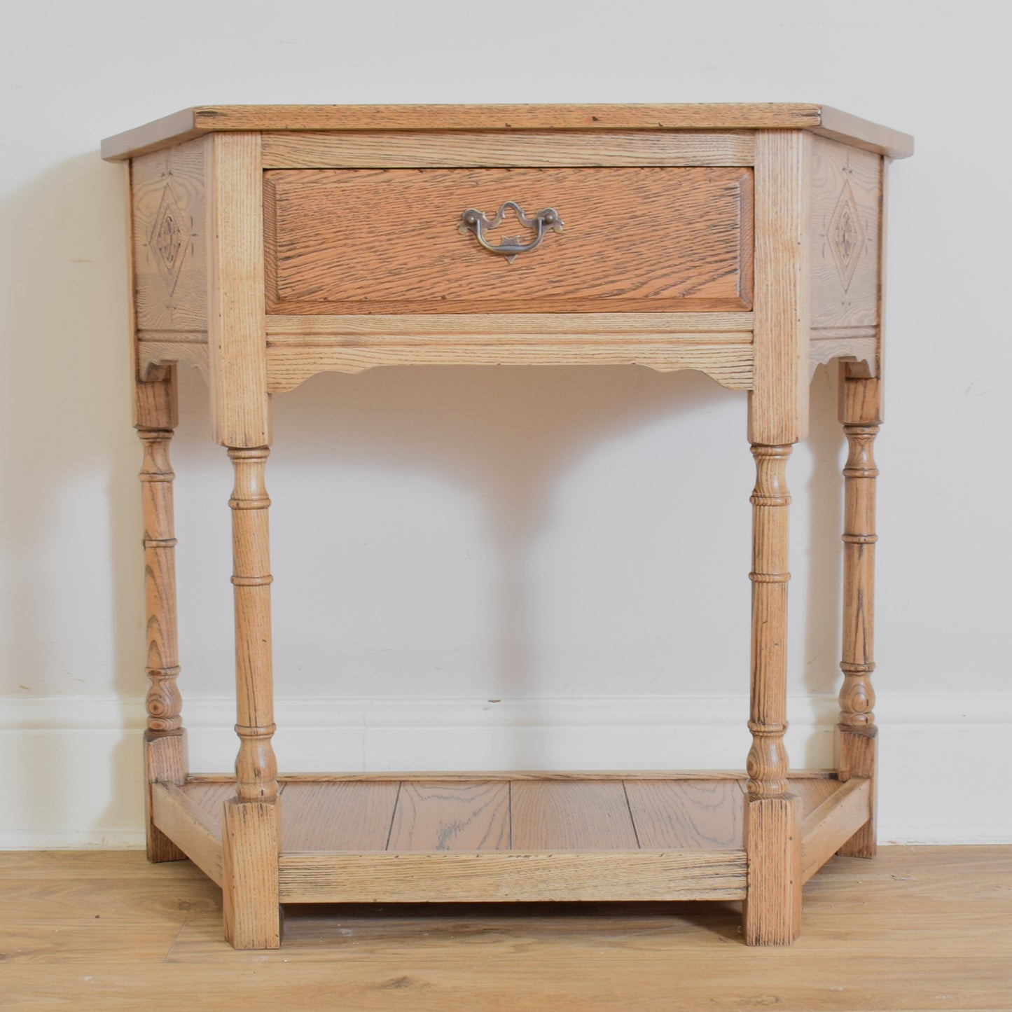 Oak Console Table