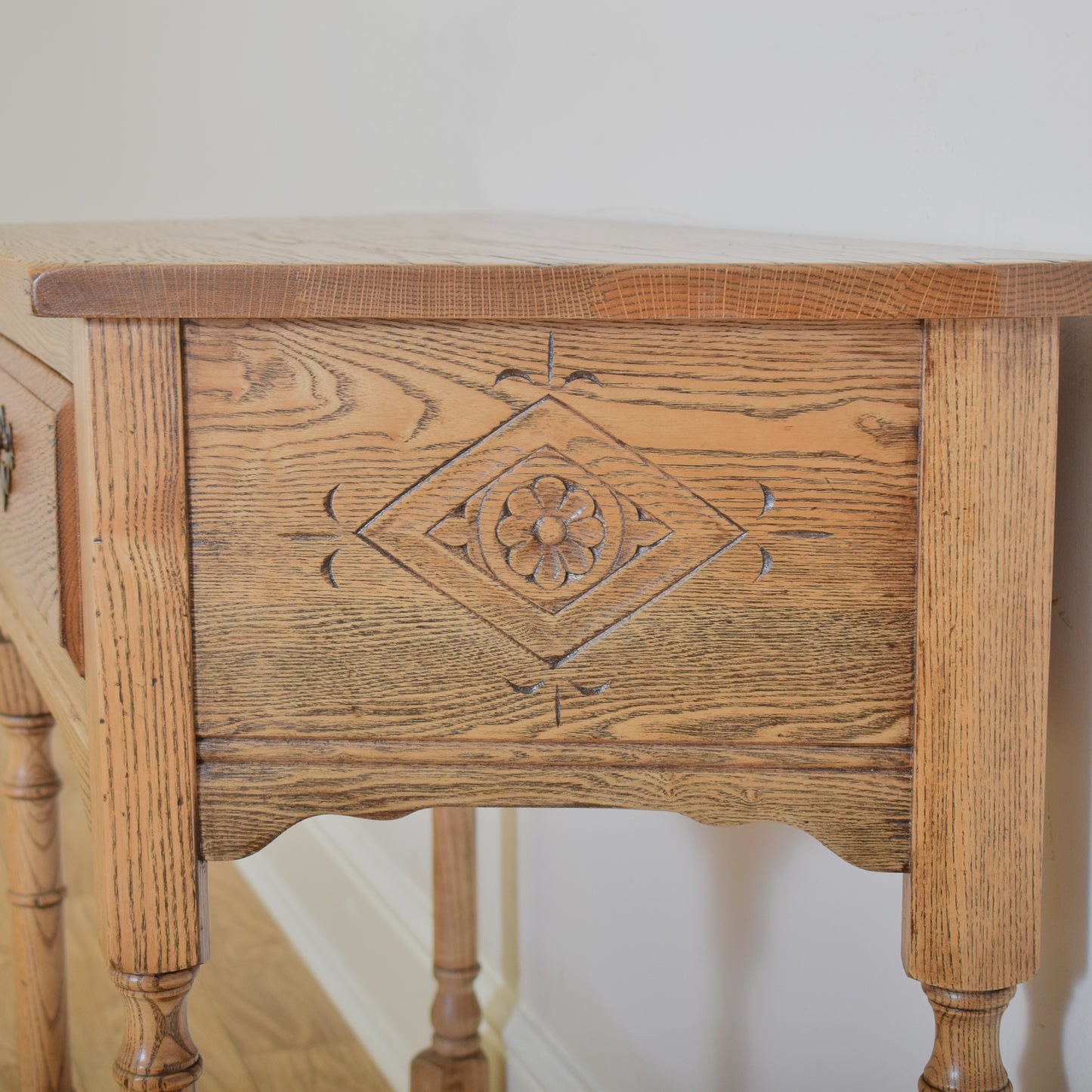 Oak Console Table