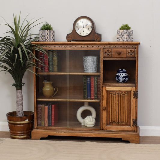 Old Charm Glazed Bookcase