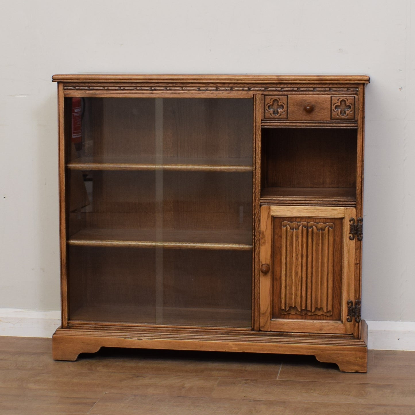 Old Charm Glazed Bookcase