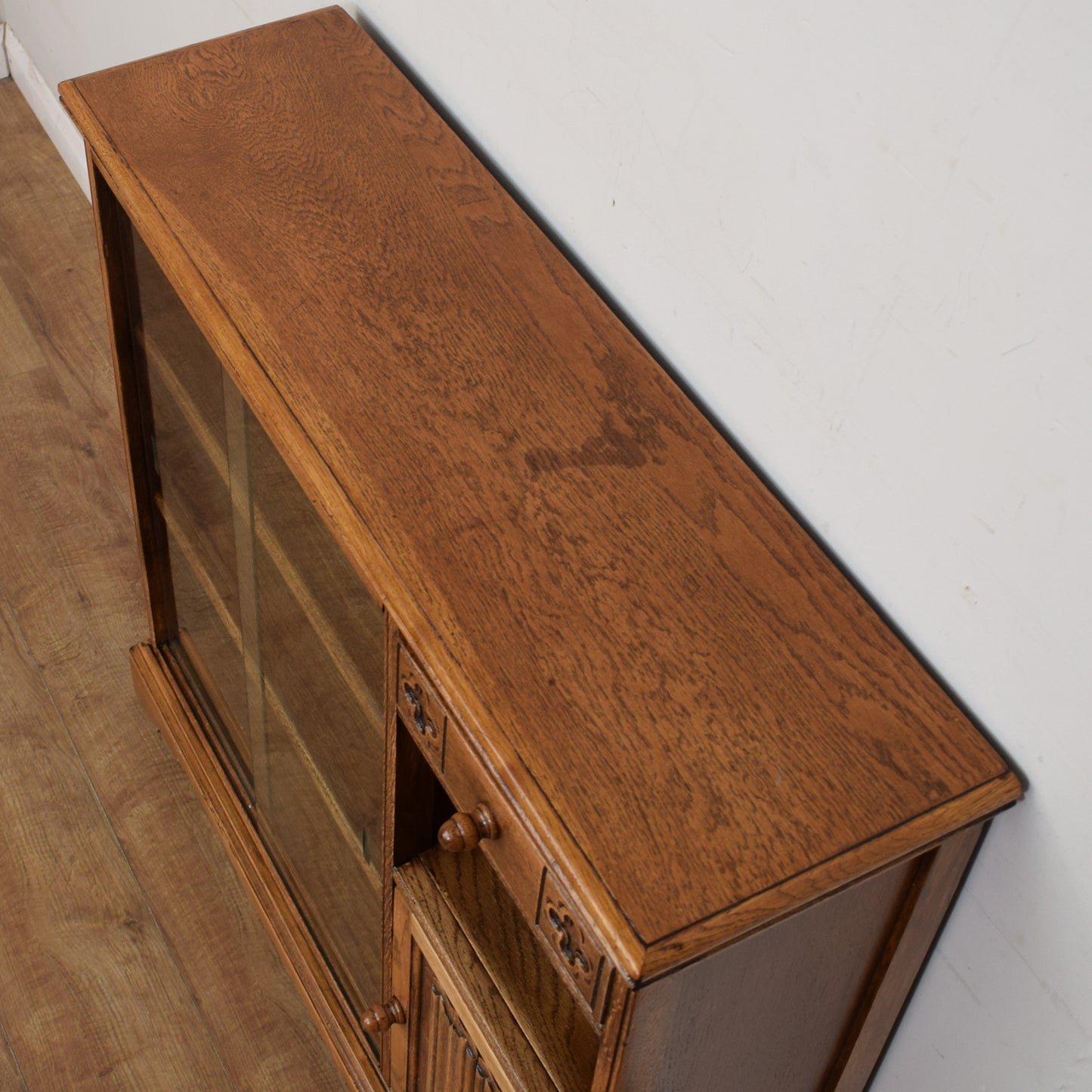 Old Charm Glazed Bookcase