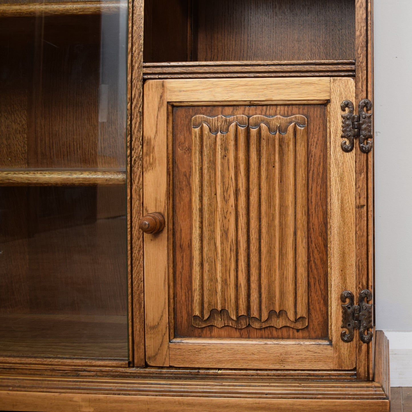 Old Charm Glazed Bookcase