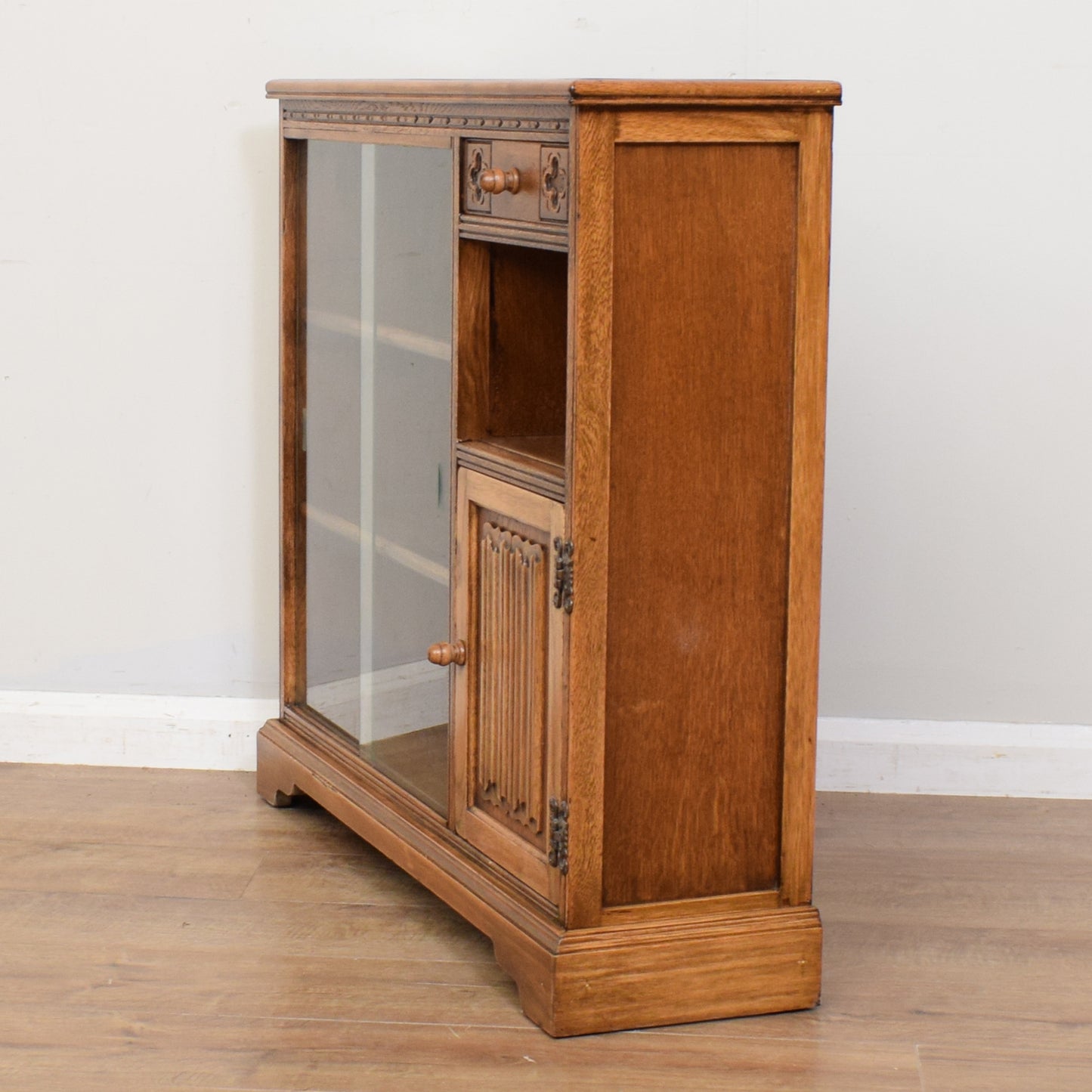 Old Charm Glazed Bookcase