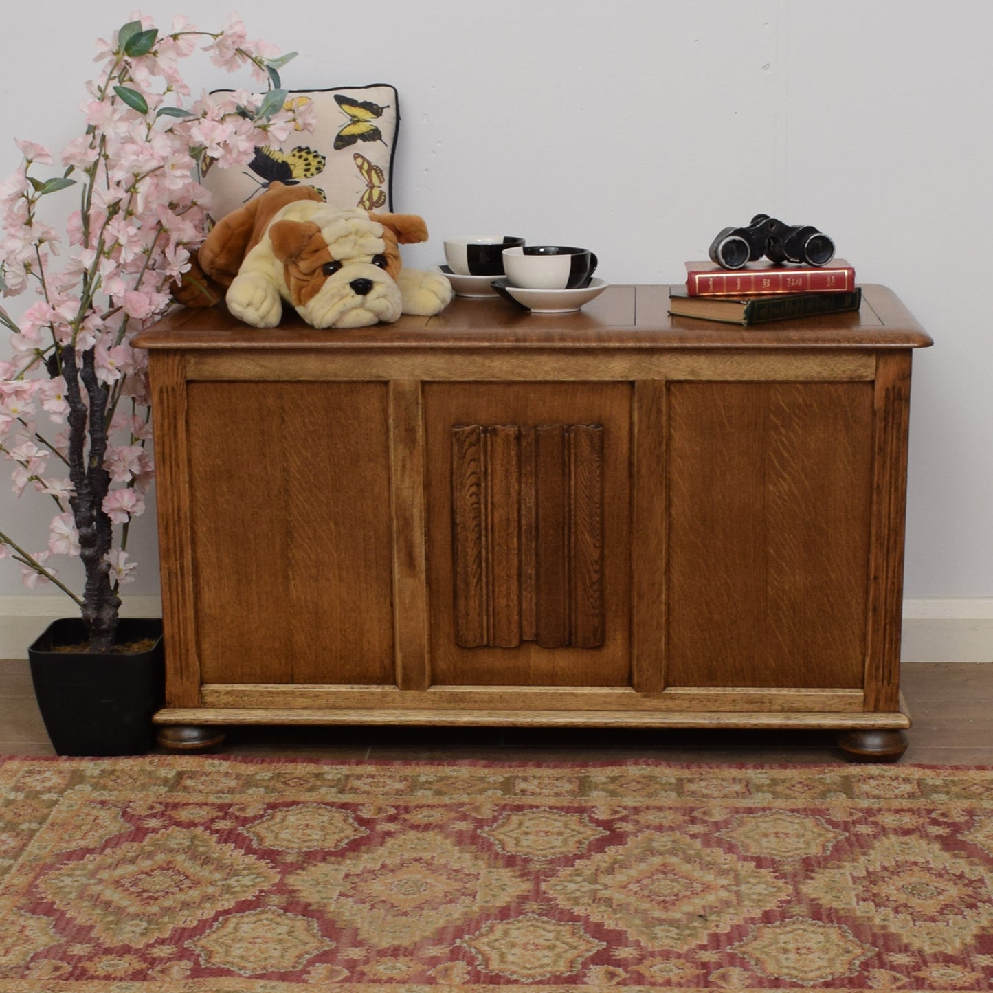 Restored Oak Blanket Box