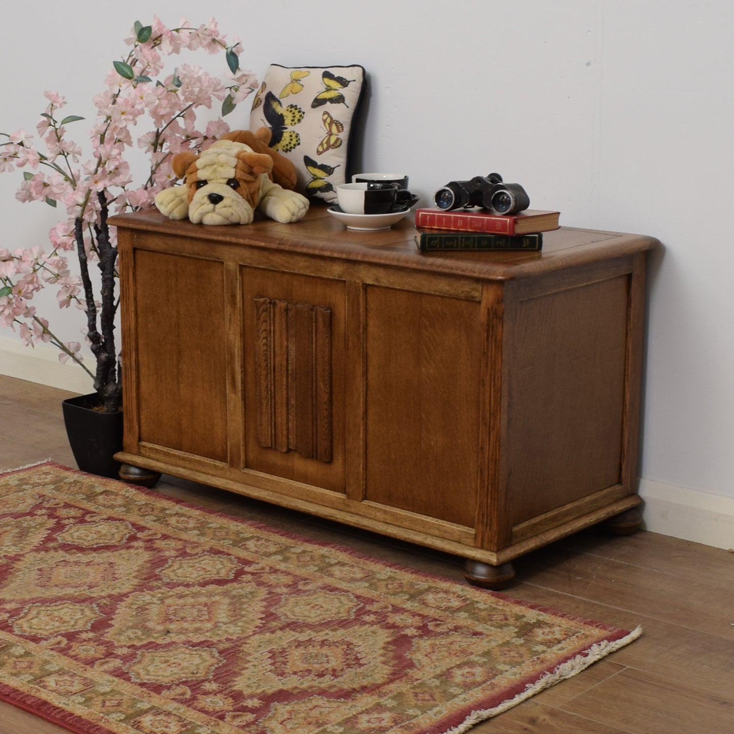 Restored Oak Blanket Box