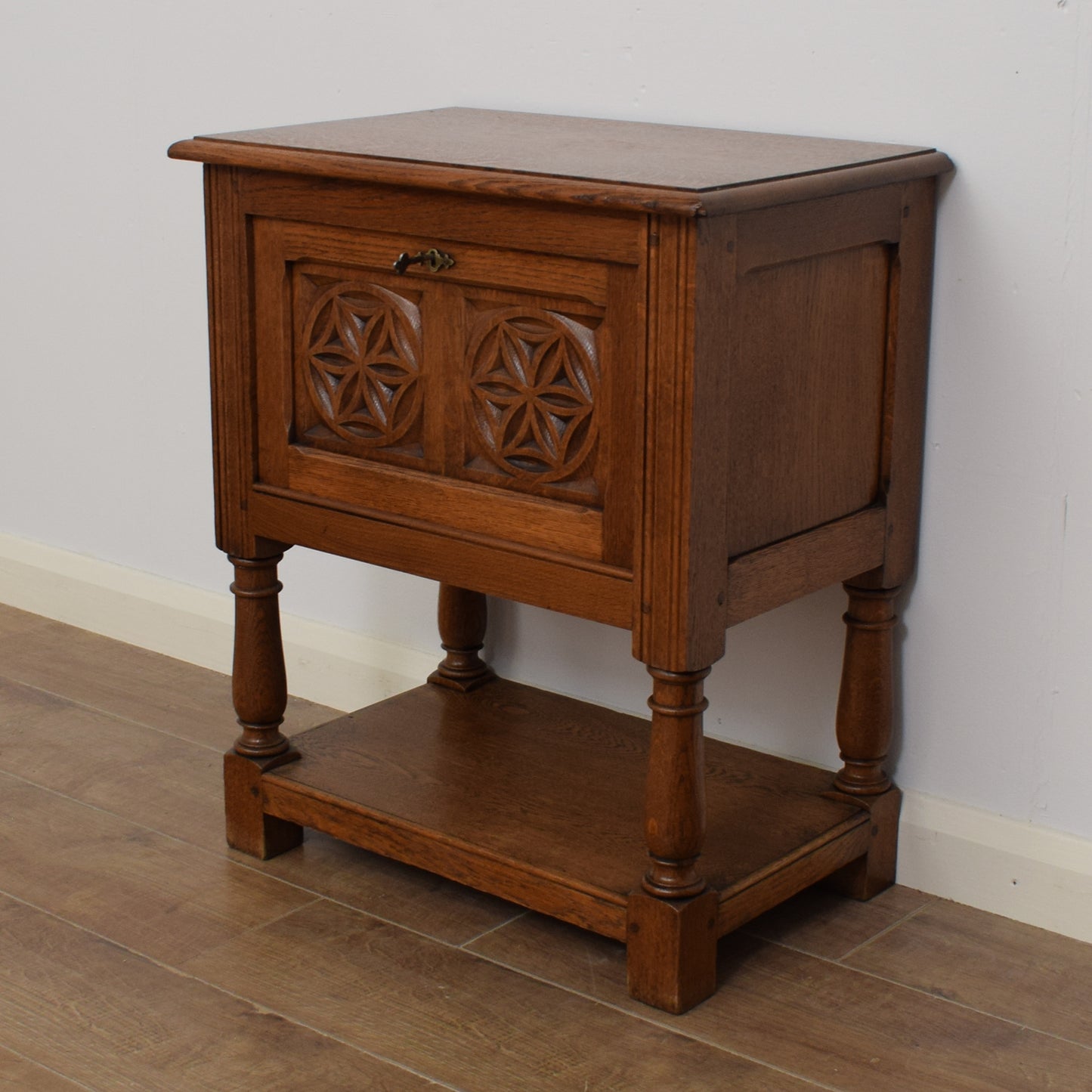 Restored Oak Side Cabinet