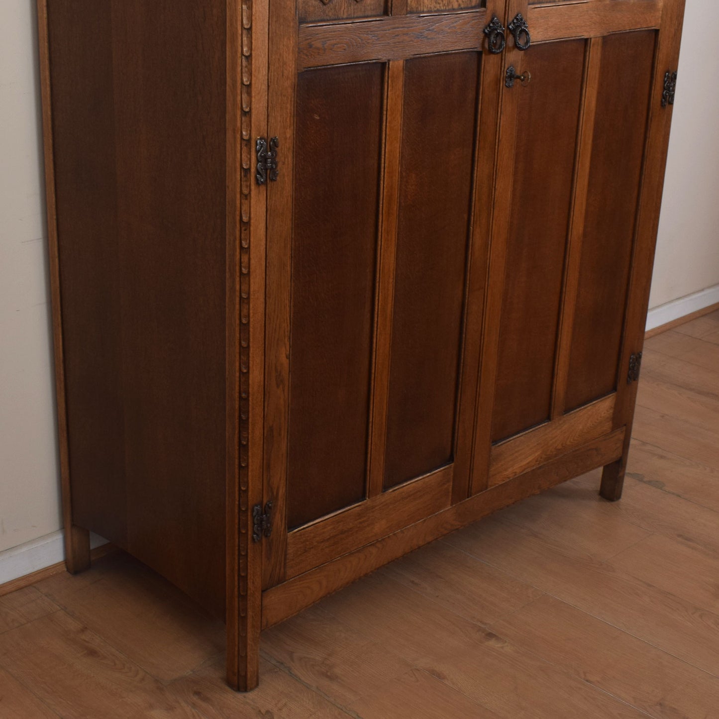 Large Oak Double Wardrobe
