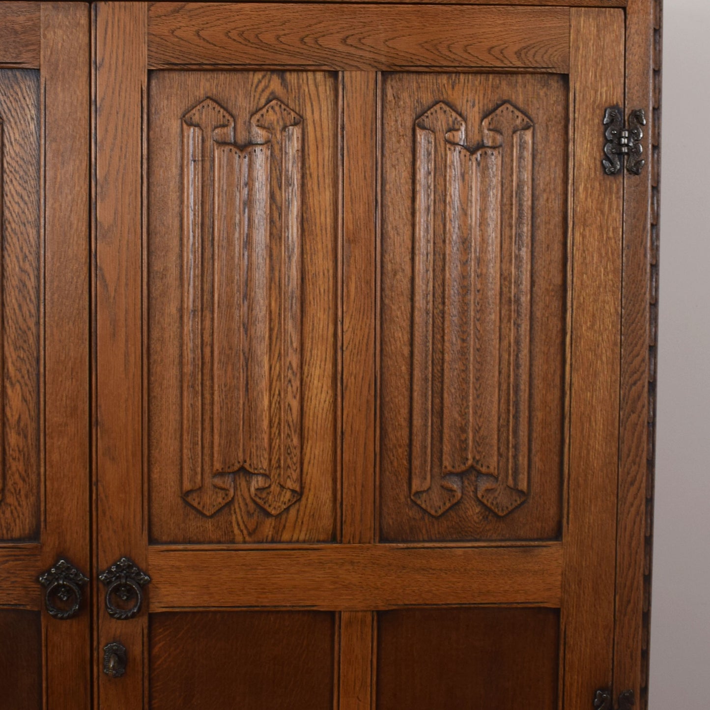 Large Oak Double Wardrobe