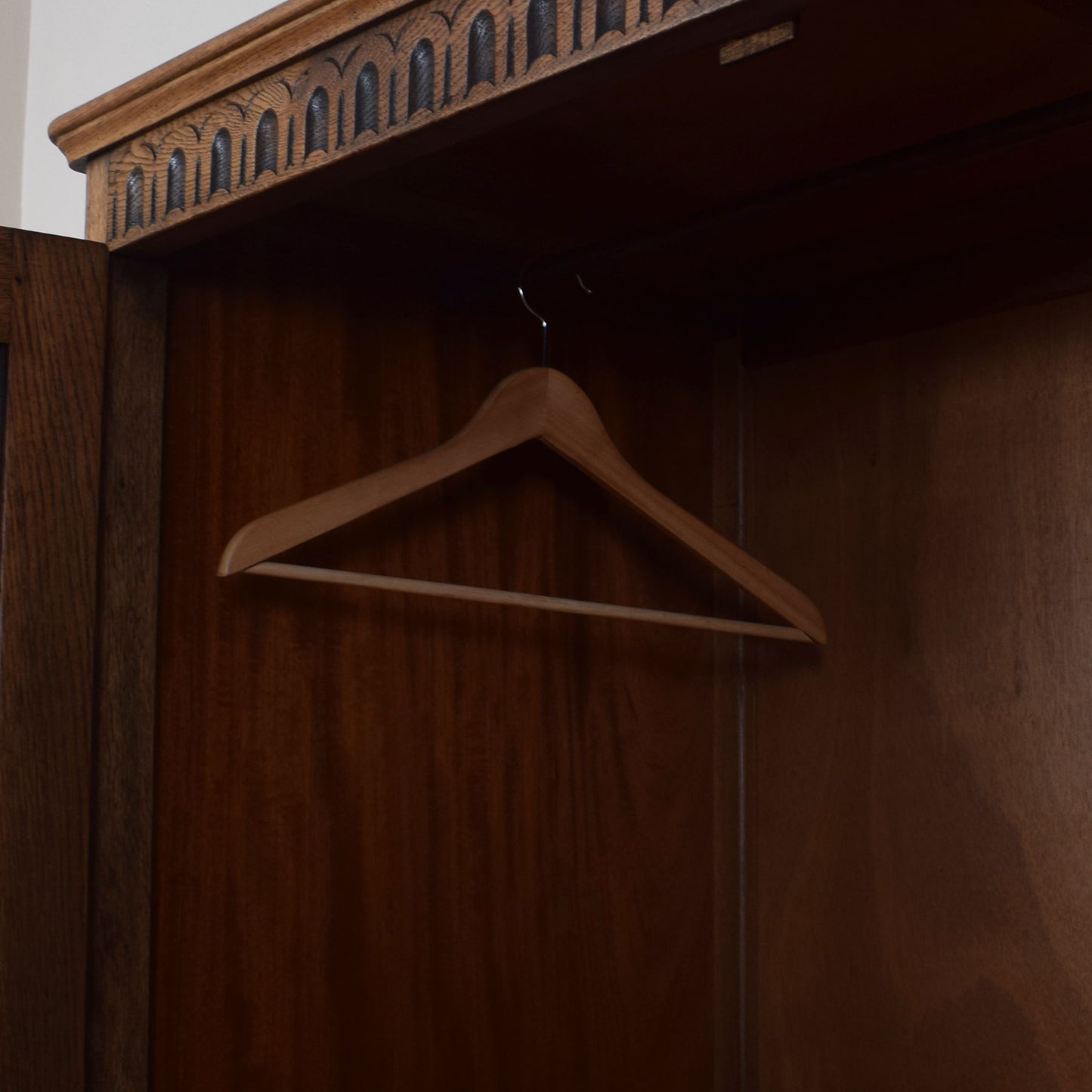Large Oak Double Wardrobe