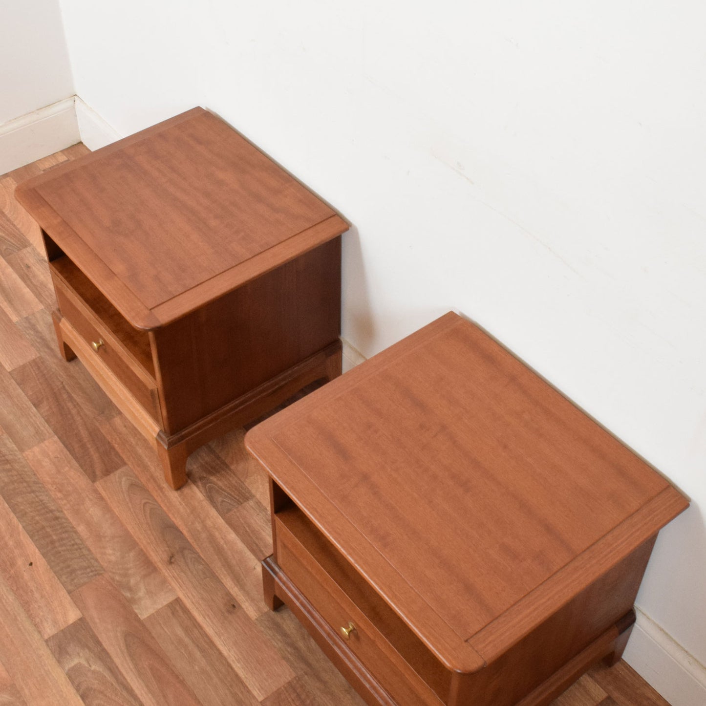 Pair of Stag Bedsides