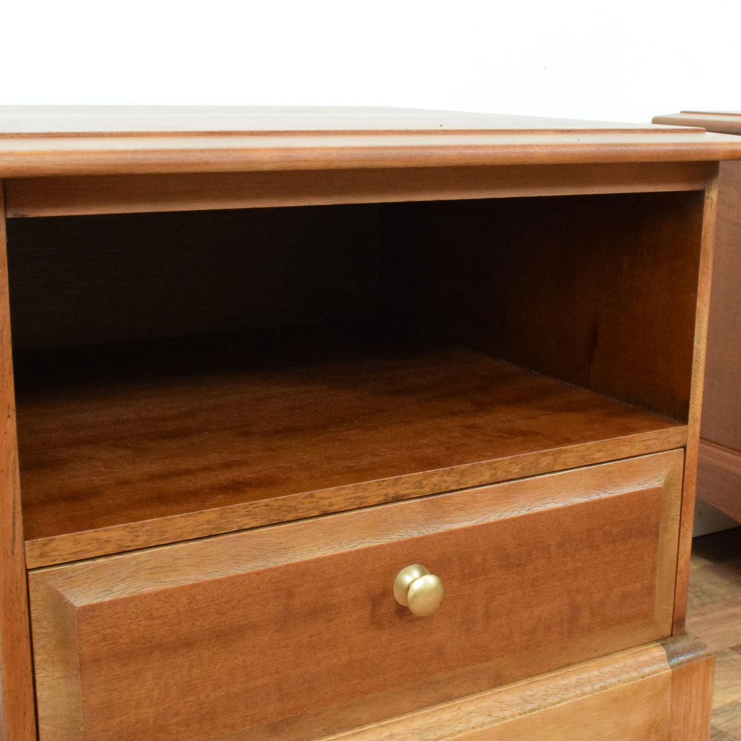 Pair of Stag Bedsides