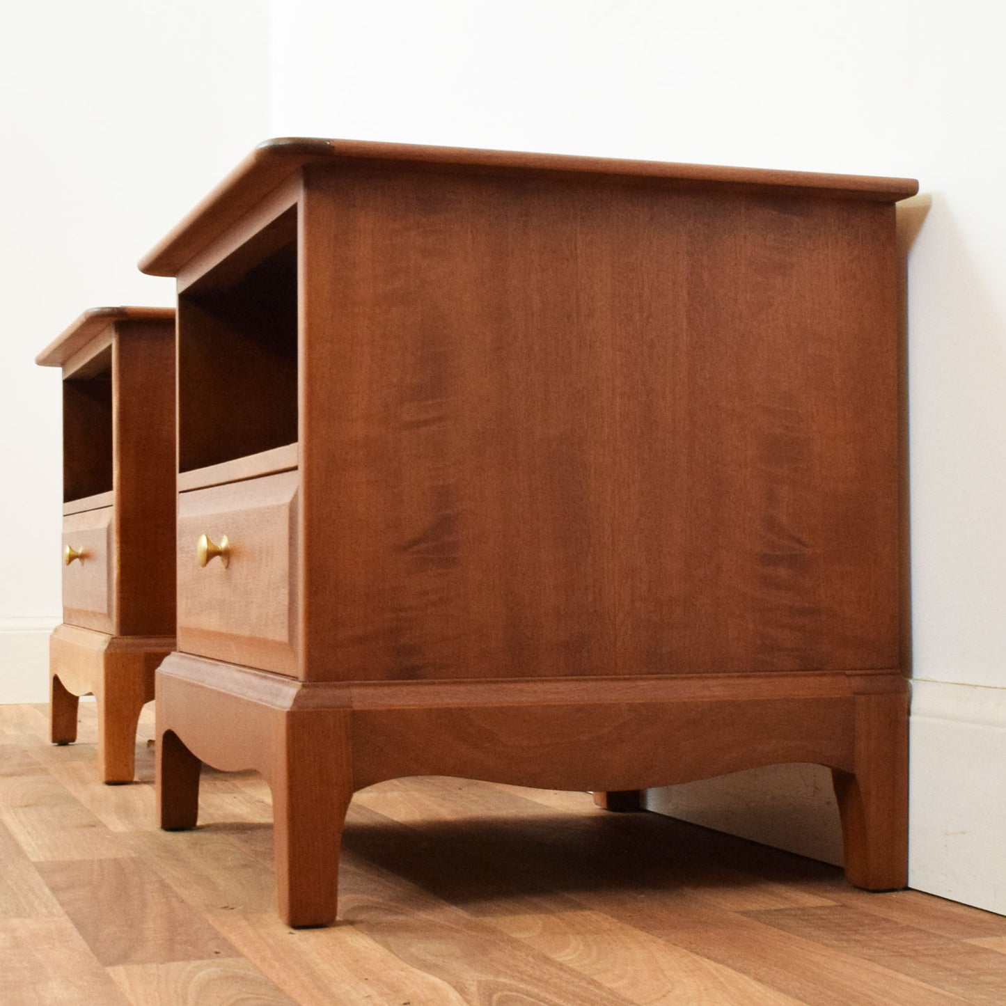 Pair of Stag Bedsides