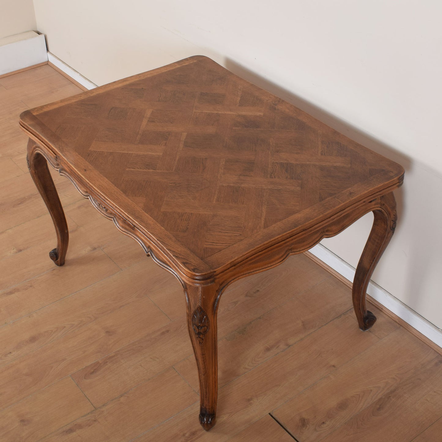 French Table and Six Chairs.