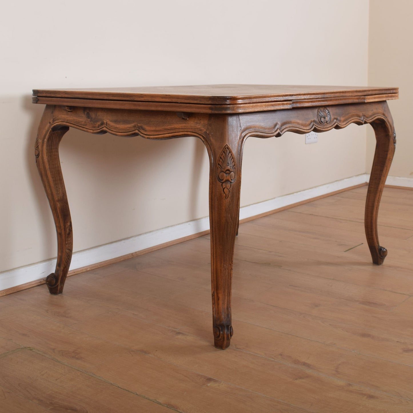 French Table and Six Chairs.