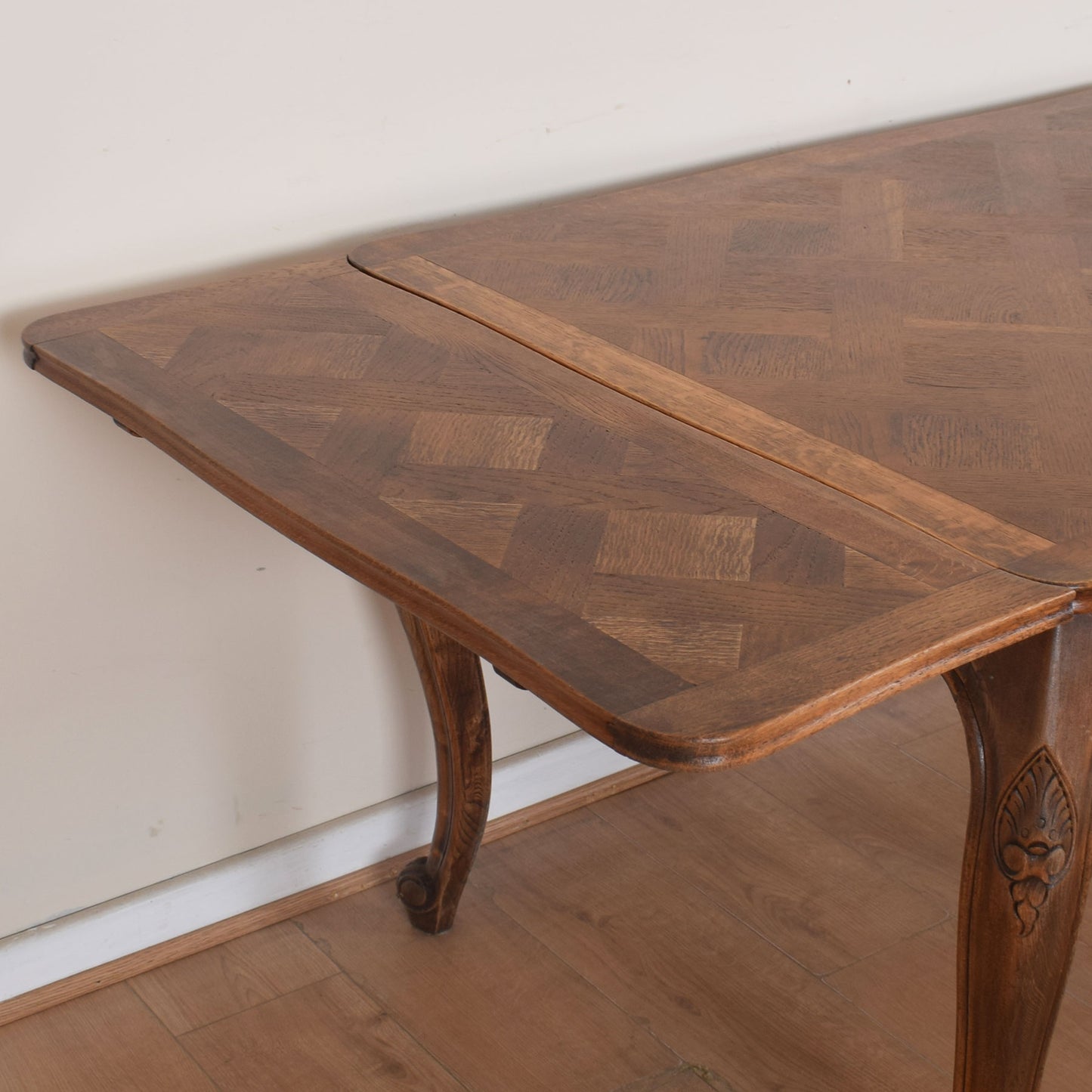 French Table and Six Chairs.