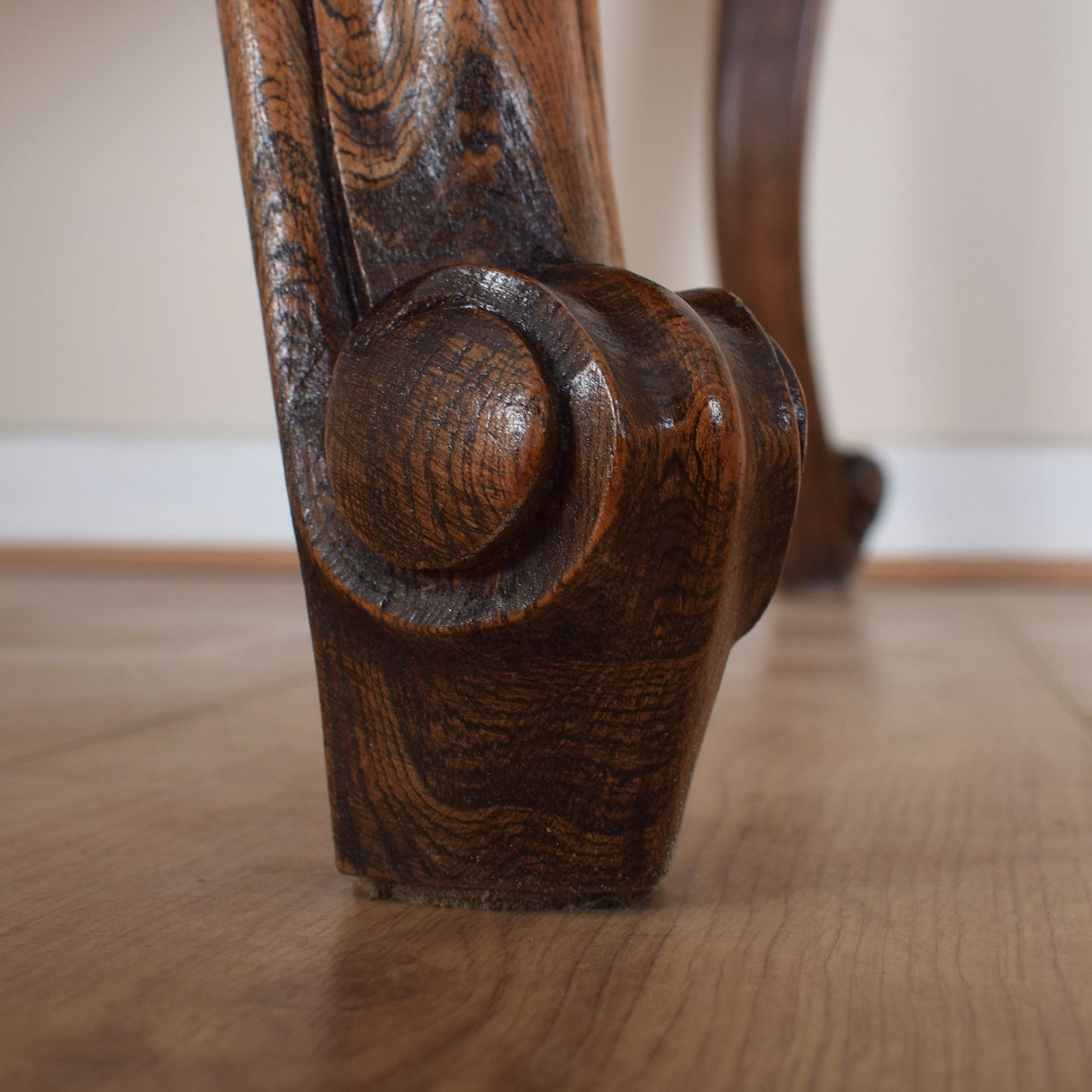 French Table and Six Chairs.