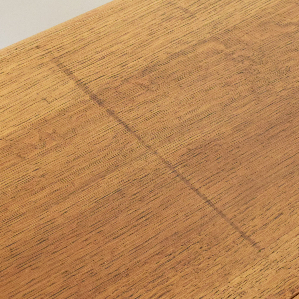 Carved Oak Draw Leaf Table and Four Chairs