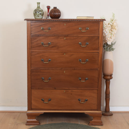Large Mahogany Chest Of Drawers