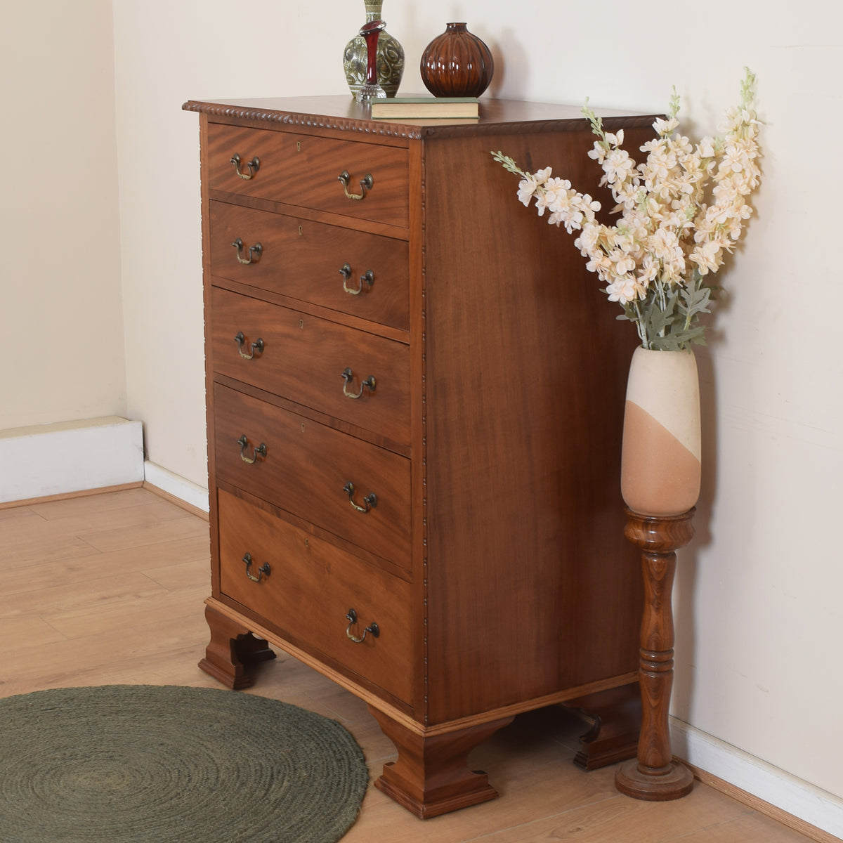 Large Mahogany Chest Of Drawers