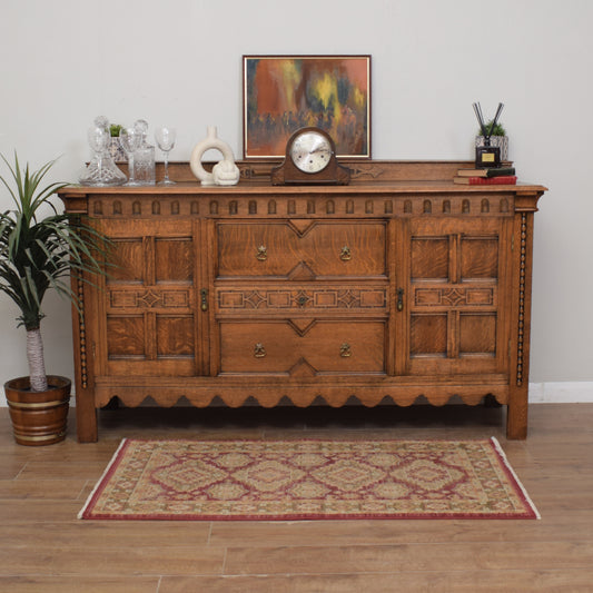 Restored Oak Sideboard