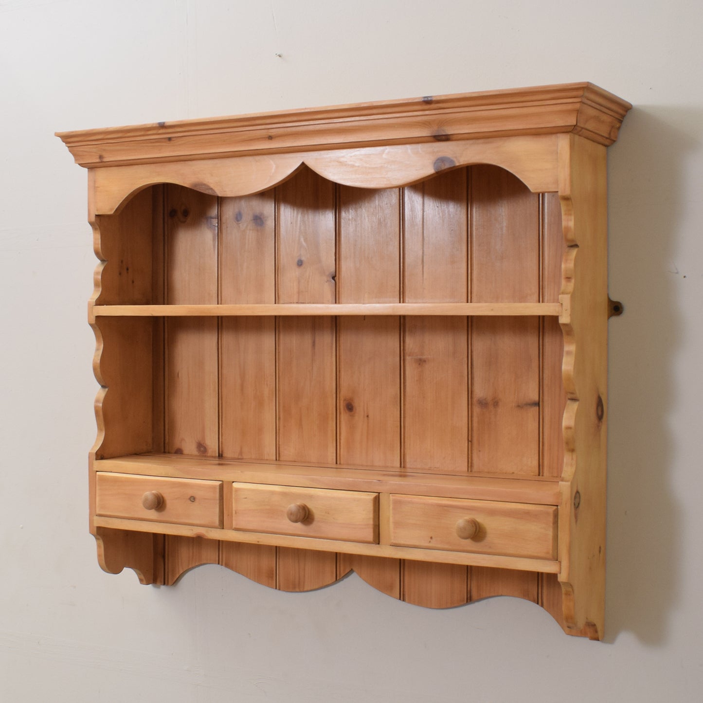 Pine Kitchen Wall Shelves