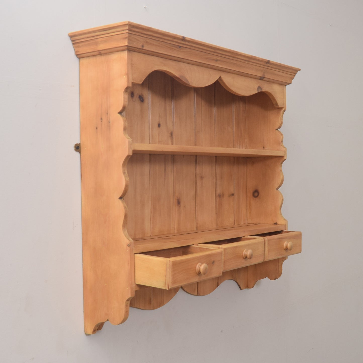 Pine Kitchen Wall Shelves