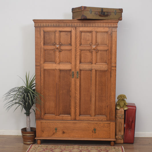 Restored Oak Wardrobe