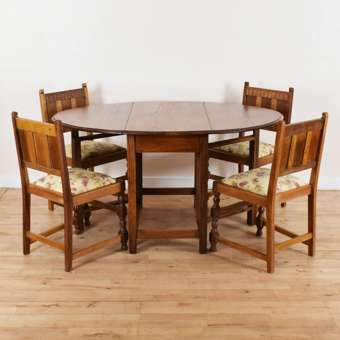 Drop Leaf Table and Four