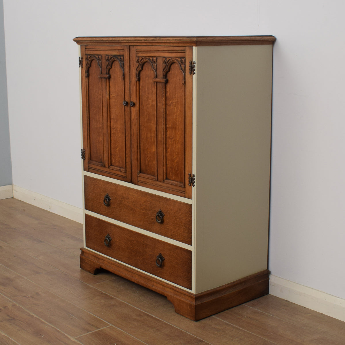 Painted Oak Tallboy